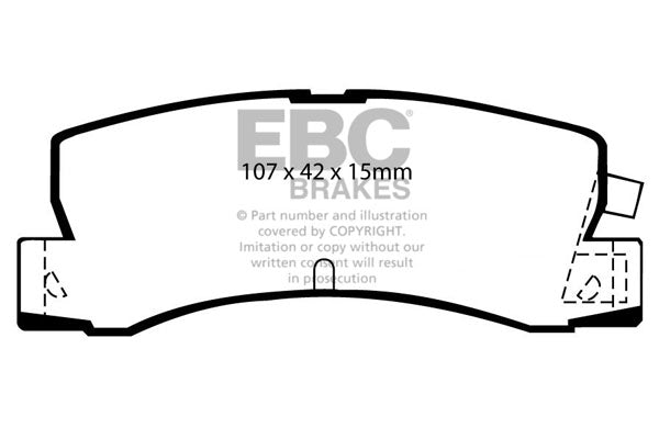 EBC Brakes Brake Pad - UD629