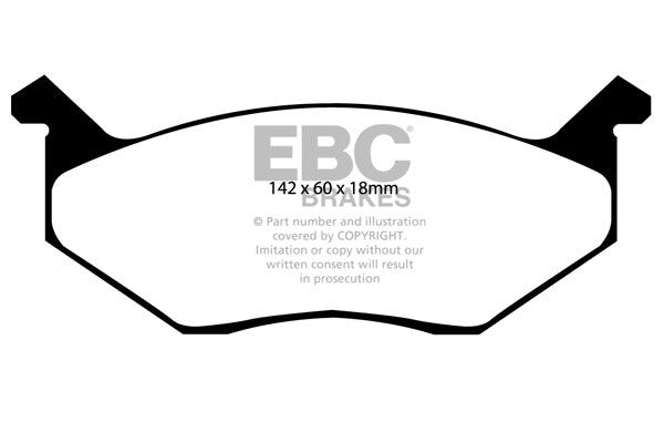EBC Brakes Brake Pad - DP3678C