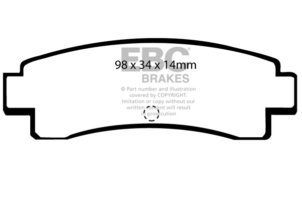 EBC Brakes Brake Pad - UD682