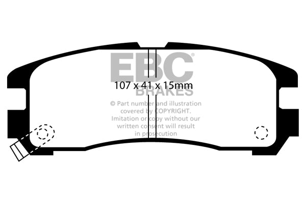 EBC Brakes Brake Pad - DP4738R