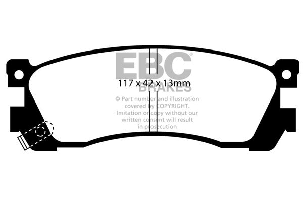 EBC Brakes Brake Pad - UD740