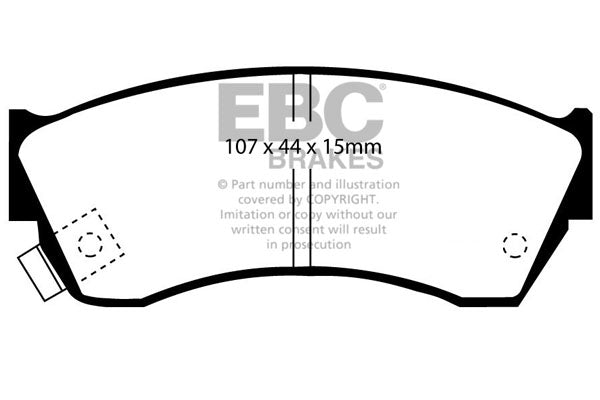 EBC Brakes Brake Pad - DP2762