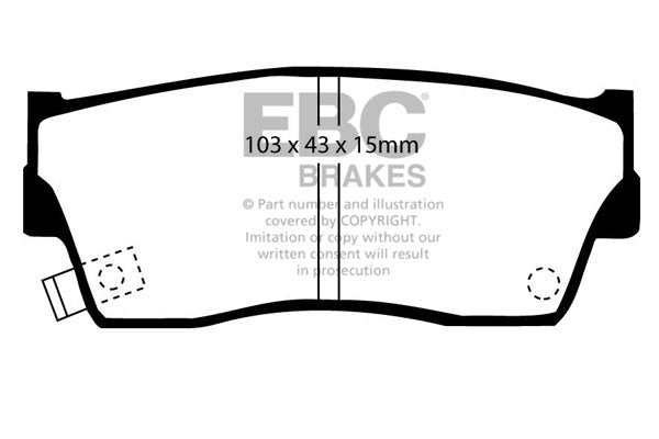 EBC Brakes Brake Pad - DP6774
