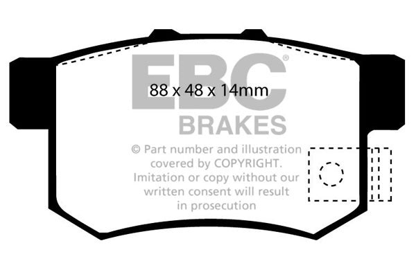 EBC Brakes Brake Pad - UD781