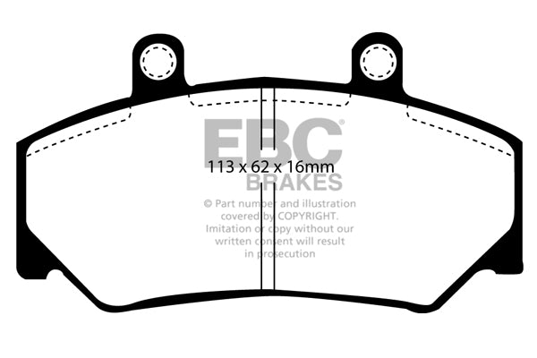 EBC Brakes Brake Pad - DP4800R