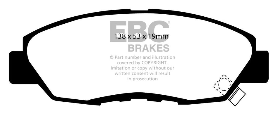 EBC Brakes Brake Pad - UD812