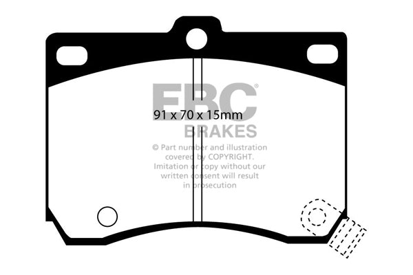 EBC Brakes Brake Pad - DP4824R