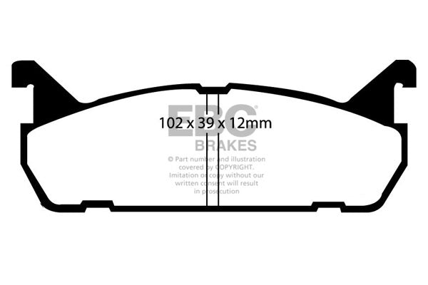 EBC Brakes Brake Pad - DP4828R