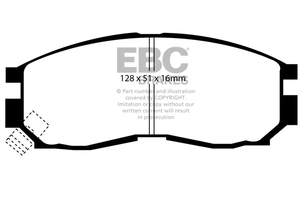 EBC Brakes Brake Pad - DP2830