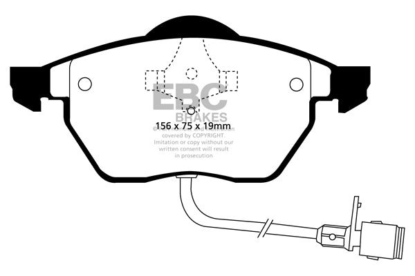 EBC Brakes Brake Pad - DP836