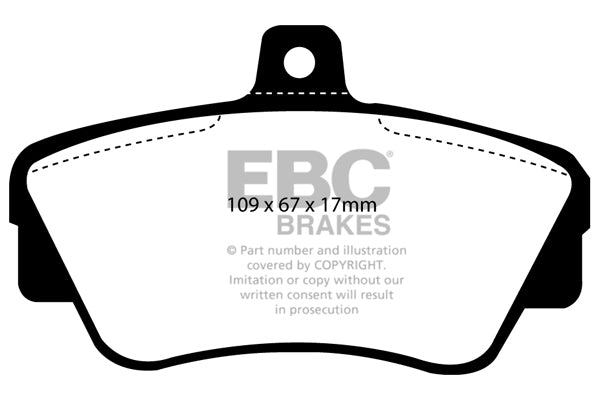 EBC Brakes Brake Pad - UD838