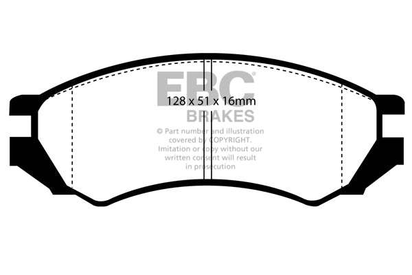 EBC Brakes Brake Pad - DP4839R