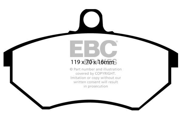EBC Brakes Brake Pad - DP3841C