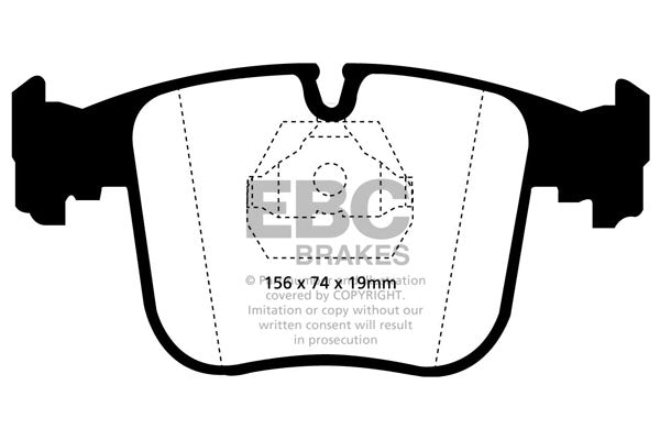 EBC Brakes Brake Pad - DP4870R