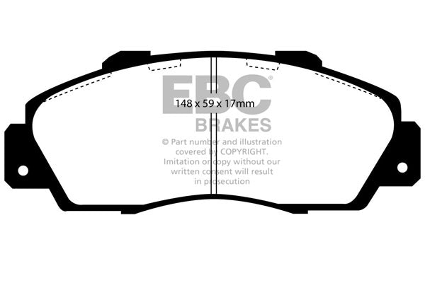 EBC Brakes Brake Pad - DP2872