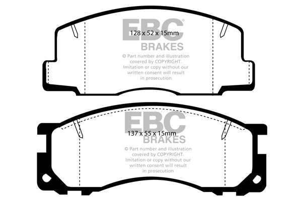 EBC Brakes Brake Pad - DP876