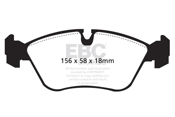 EBC Brakes Brake Pad - DP2880