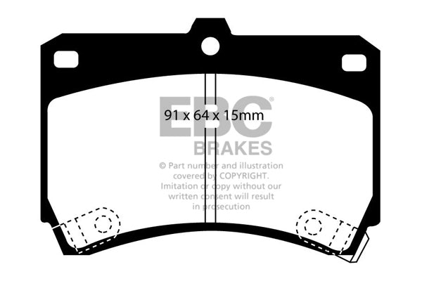 EBC Brakes Brake Pad - DP2884