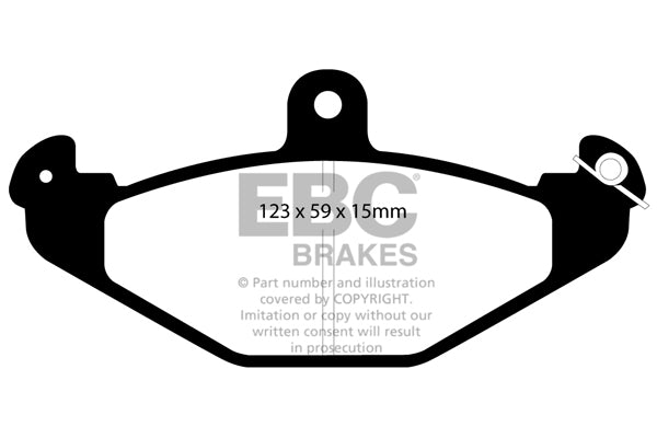 EBC Brakes Brake Pad - DP3885C