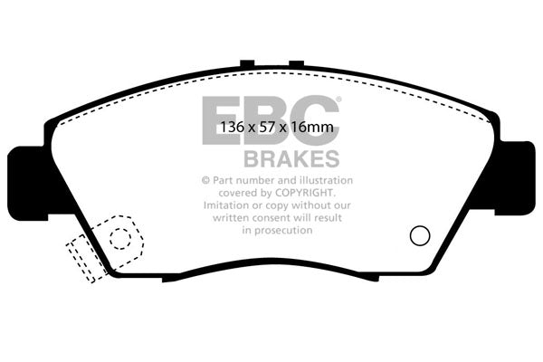 EBC Brakes Brake Pad - DP4891R