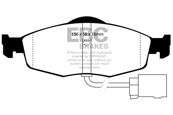EBC Brakes Brake Pad - DP4955R