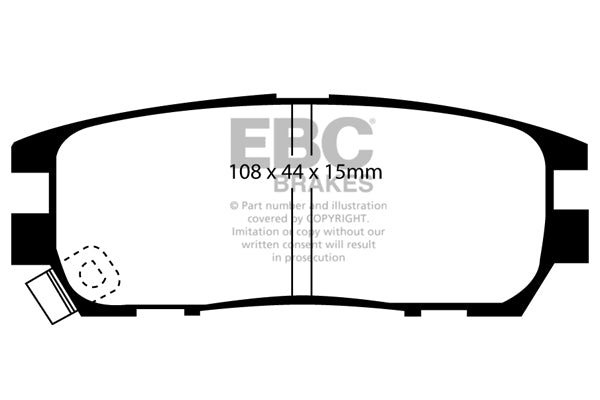 EBC Brakes Brake Pad - DP6958