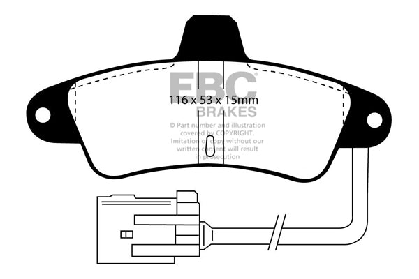 EBC Brakes Brake Pad - DP2965