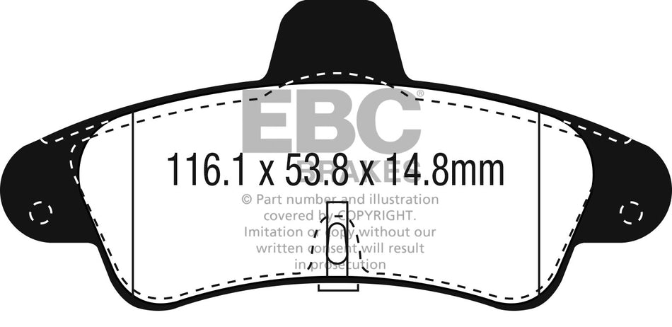 EBC Brakes Brake Pad - DP4965R