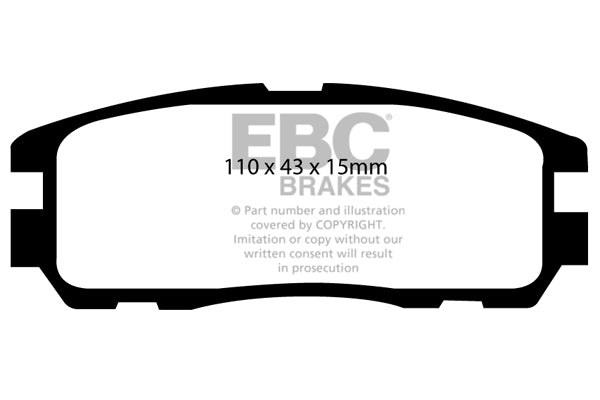 EBC Brakes Brake Pad - UD974