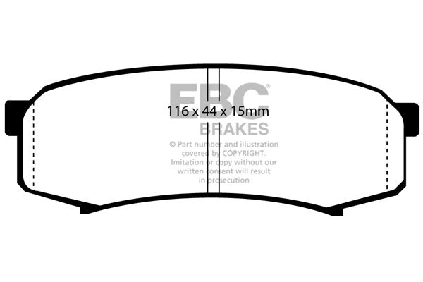 EBC Brakes Brake Pad - DP993