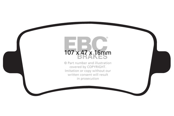 EBC Brakes Brake Pad - DPX2016