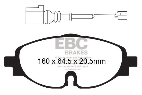 EBC Brakes Brake Pad - DPX2150