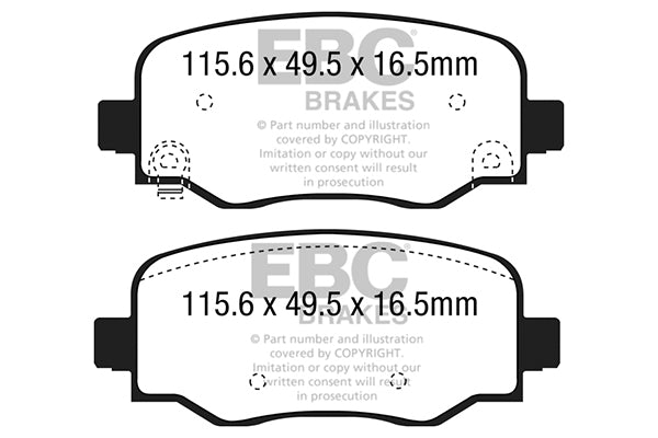 EBC Brakes Brake Pad - DPX2237
