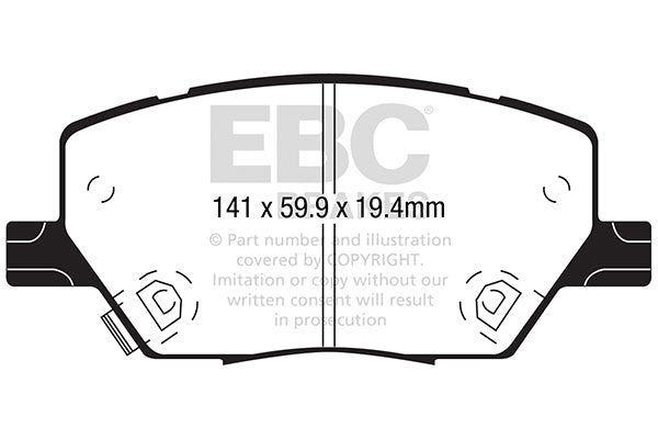 EBC Brakes Brake Pad - DPX2239