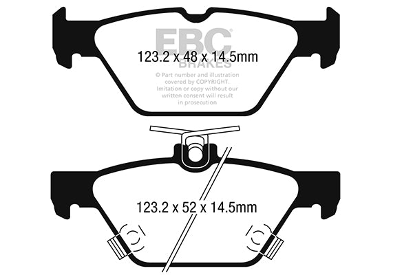 EBC Brakes Brake Pad - DPX2257