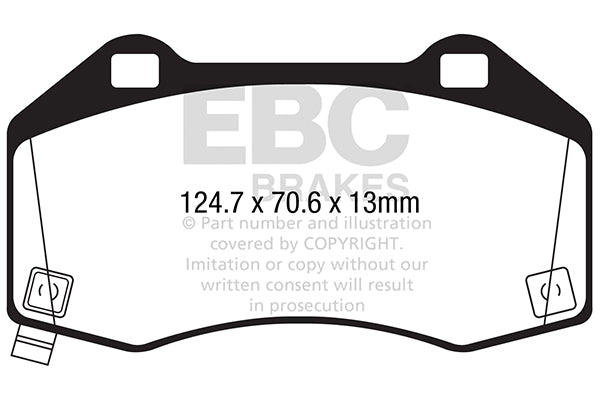 EBC Brakes Brake Pad - DPX2286