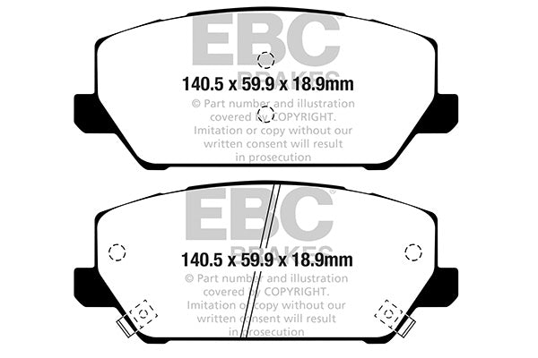 EBC Brakes Brake Pad - DPX2343