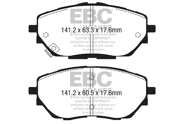 EBC Brakes Brake Pad - DPX2368