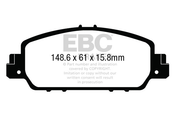 EBC Brakes Brake Pad - DPX3014