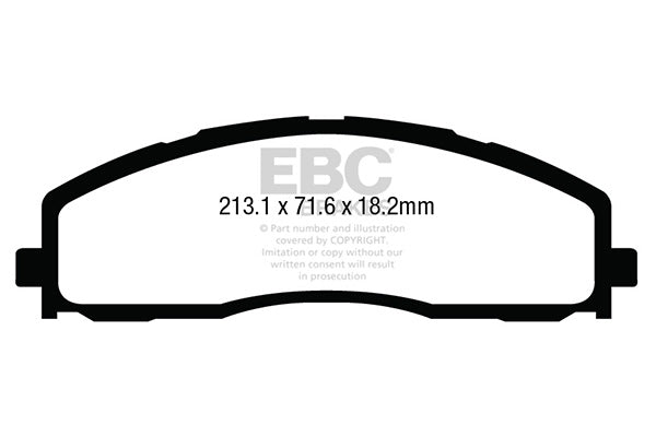 EBC Brakes Brake Pad - DPX3015