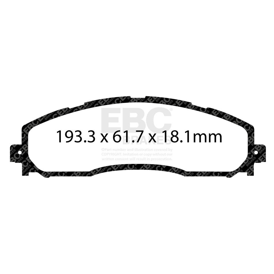 EBC Brakes Brake Pad - DPX3016