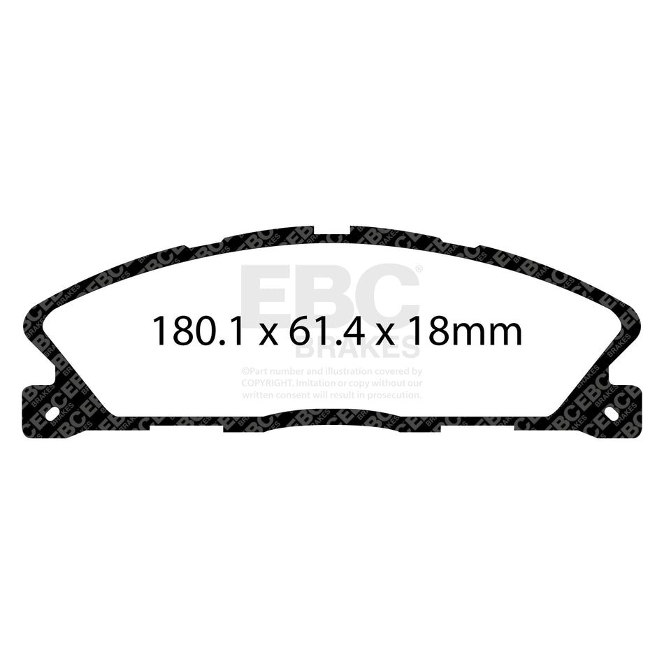 EBC Brakes Brake Pad - DPX3019