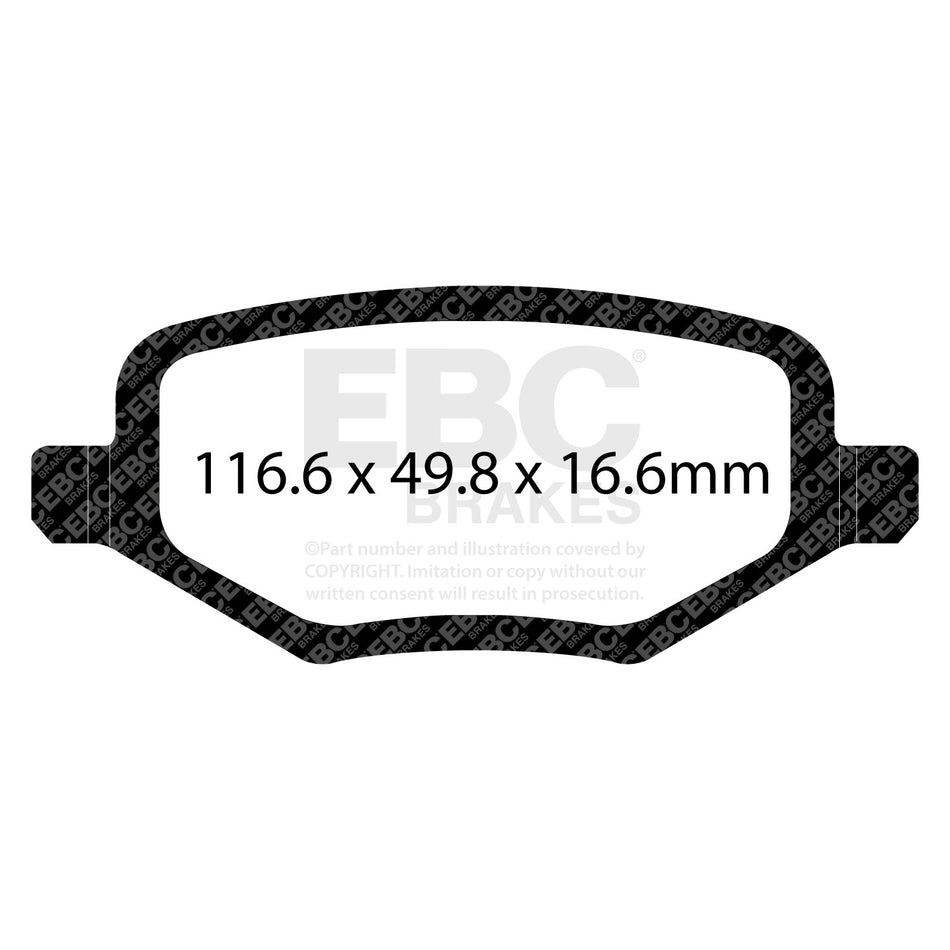 EBC Brakes Brake Pad - DPX3020