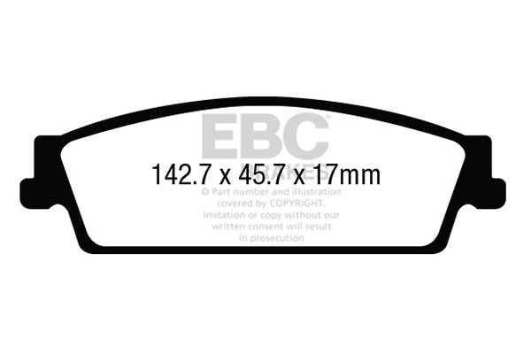EBC Brakes Brake Pad - DPX3022