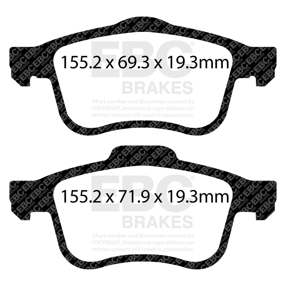 EBC Brakes Brake Pad - DPX3026