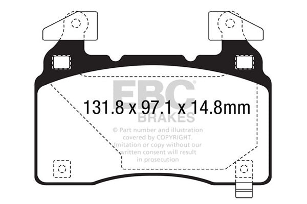 EBC Brakes Brake Pad - DPX3028