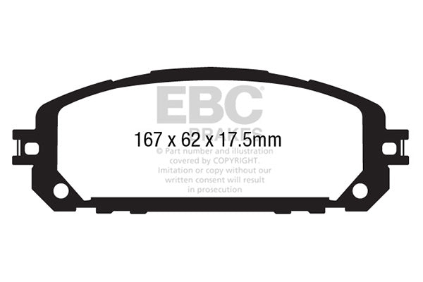 EBC Brakes Brake Pad - DPX3030