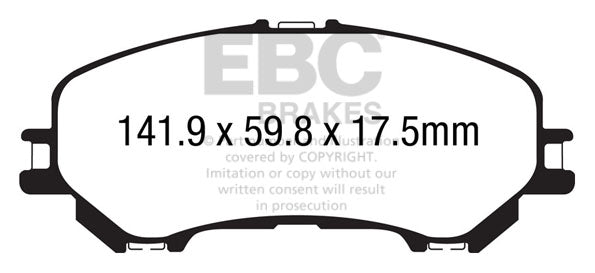 EBC Brakes Brake Pad - DPX3032