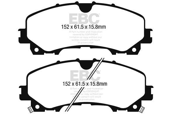 EBC Brakes Brake Pad - DPX3036