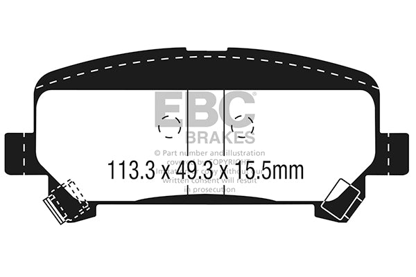 EBC Brakes Brake Pad - DPX3045